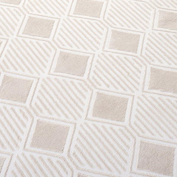 Safavieh Lrl Kimberley Power Loomed Polyester Area Rug Neutral Ivory Beige Modern Living Room 9'-0" x 12'-0" LRL1177B-9