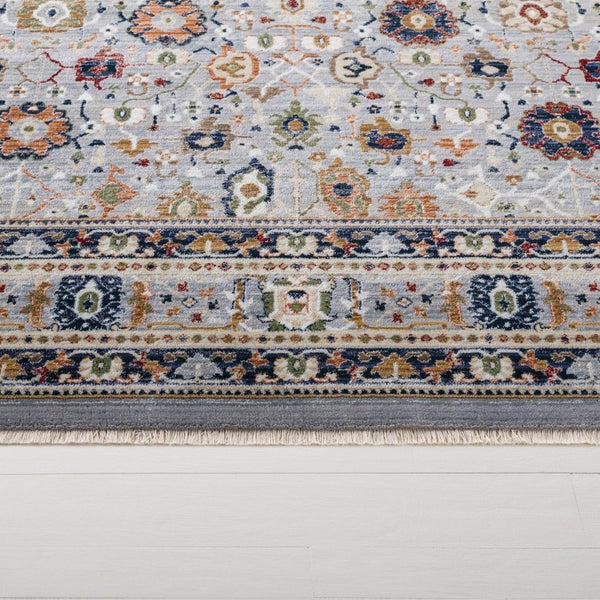 Safavieh Lauren Ralph Geometric Area Rug Power Loomed in Turkey with Rust and Grey Tones LRL1182F-8