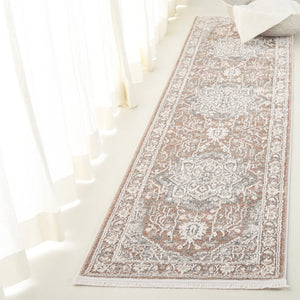 Safavieh Lauren Ralph Traditional Medallion Polyester Runner Rug for Hallways 2'-0" x 8'-0" LRL1270B-28