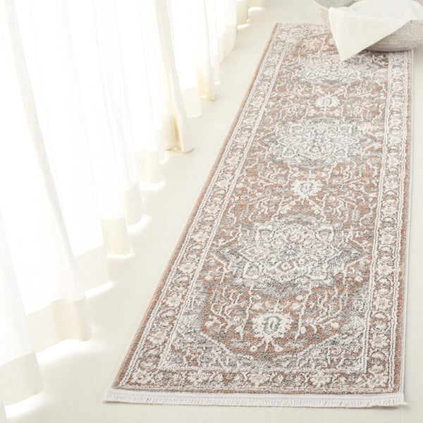Safavieh Lauren Ralph Traditional Medallion Polyester Runner Rug for Hallways 2'-0" x 8'-0" LRL1270B-28
