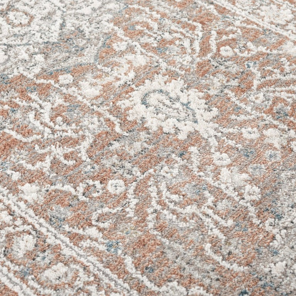 Safavieh Lauren Ralph Traditional Medallion Polyester Runner Rug for Hallways 4'-0" x 6'-0" LRL1270B-4