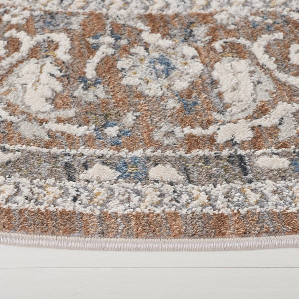 Safavieh Lauren Ralph Traditional Medallion Polyester Runner Rug for Hallways 6'-7" x 6'-7" - Round LRL1270B-7R