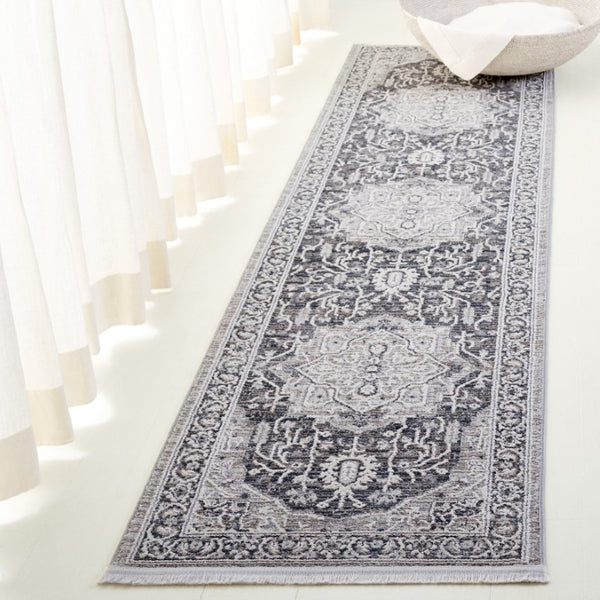 Safavieh Lauren Ralph Clover Floral Turkish Runner Rug with Ornamental Borders for Hallways 2'-0" x 8'-0" LRL1270H-28
