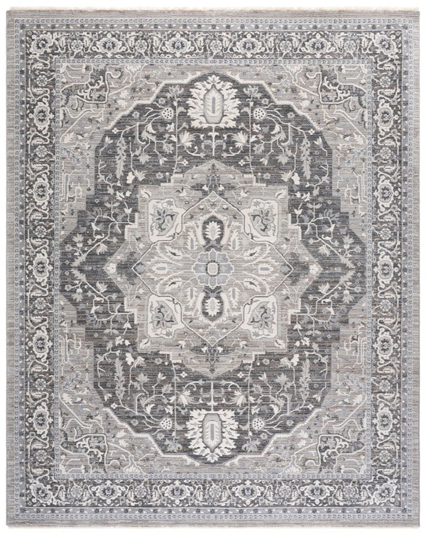 Safavieh Lauren Ralph Clover Floral Turkish Runner Rug with Ornamental Borders for Hallways 9'-0" x 12'-0" LRL1270H-9