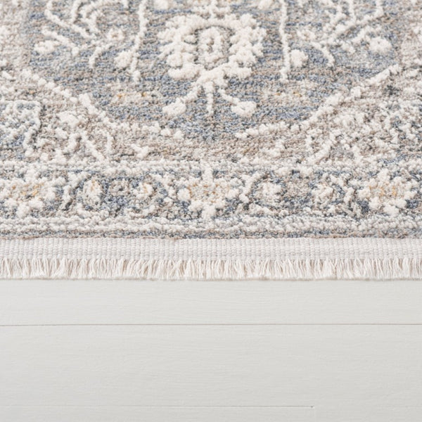 Safavieh Lauren Ralph Traditional Polyester Runner Rug for Hallways and Entryways in Blue Grey 8'-0" x 10'-0" LRL1270M-8