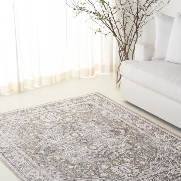 Safavieh Lauren Ralph Power-Loomed Polyester Runner Rug for Hallways and Entryways 5'-0" x 7'-0" LRL1270Y-5