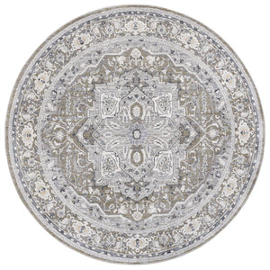 Safavieh Lauren Ralph Power-Loomed Polyester Runner Rug for Hallways and Entryways 6'-7" x 6'-7" Round LRL1270Y-7R