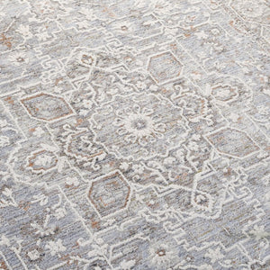 Safavieh Lauren Ralph Clover Medallion Runner Rug Traditional Floral Polyester Hallway Accent 5'-0" x 7'-0" LRL1272F-5