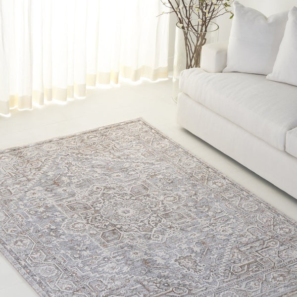 Safavieh Lauren Ralph Clover Medallion Runner Rug Traditional Floral Polyester Hallway Accent 6'-3" x 8'-9" LRL1272F-6