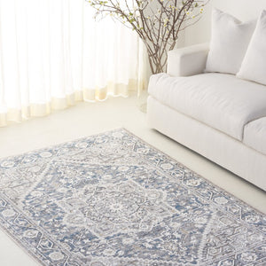 Safavieh Lauren Ralph Polyester Runner Rug Traditional Pattern for Hallways and Entryways 5'-0" x 7'-0" LRL1272M-5