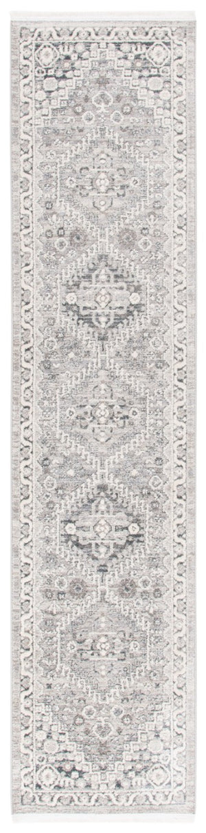 Safavieh Lauren Ralph Clover Floral Runner Rug Polyester Heritage Hallway Accent in Grey 2'-0" x 8'-0" LRL1274F-28