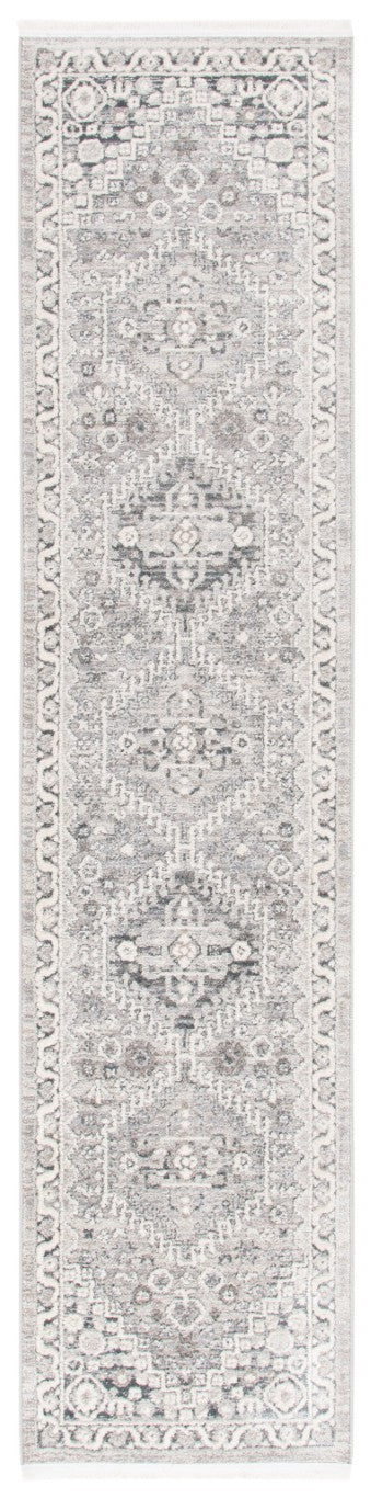 Safavieh Lauren Ralph Clover Floral Runner Rug Polyester Heritage Hallway Accent in Grey 2'-0" x 8'-0" LRL1274F-28