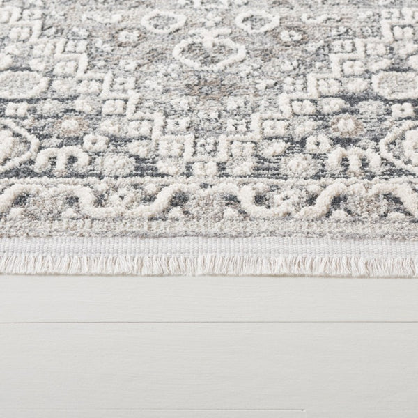 Safavieh Lauren Ralph Clover Floral Runner Rug Polyester Heritage Hallway Accent in Grey 2'-0" x 8'-0" LRL1274F-28