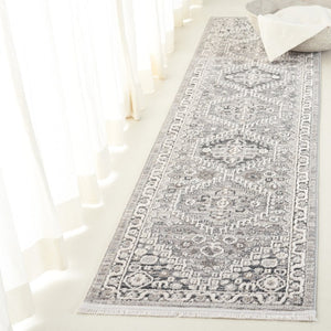 Safavieh Lauren Ralph Clover Floral Runner Rug Polyester Heritage Hallway Accent in Grey 2'-0" x 8'-0" LRL1274F-28