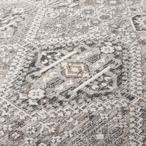 Safavieh Lauren Ralph Clover Floral Runner Rug Polyester Heritage Hallway Accent in Grey 4'-0" x 6'-0" LRL1274F-4