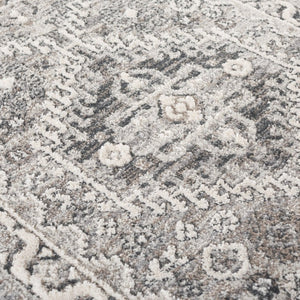 Safavieh Lauren Ralph Clover Floral Runner Rug Polyester Heritage Hallway Accent in Grey 5'-0" x 7'-0" LRL1274F-5
