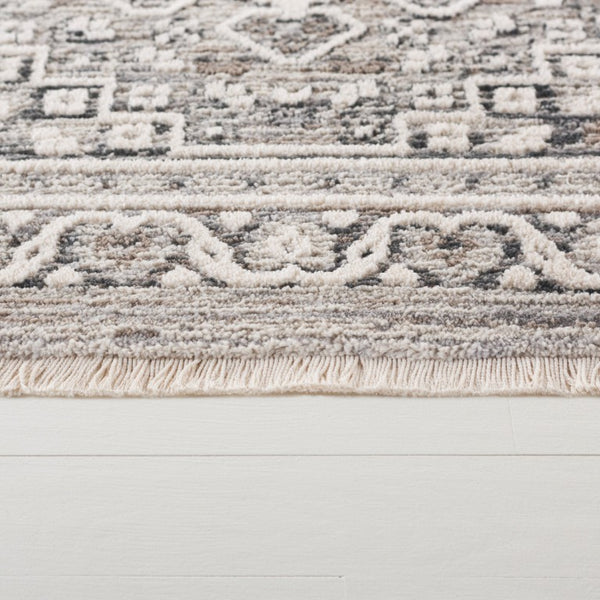 Safavieh Lauren Ralph Clover Floral Runner Rug Polyester Heritage Hallway Accent in Grey 5'-0" x 7'-0" LRL1274F-5