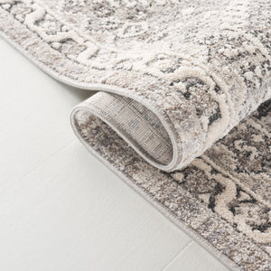Safavieh Lauren Ralph Clover Floral Runner Rug Polyester Heritage Hallway Accent in Grey 8'-0" x 10'-0" LRL1274F-8