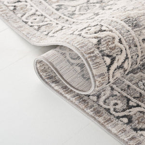 Safavieh Lauren Ralph Clover Floral Runner Rug Polyester Heritage Hallway Accent in Grey 8'-0" x 10'-0" LRL1274F-8