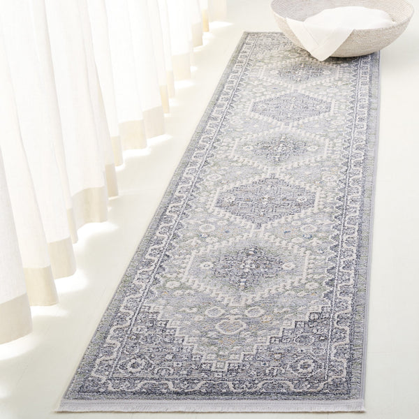 Safavieh Lauren Elegant Clover Area Rug 9X12 Grey Sage Power-Loomed Turkish Low-Profile Durable Design 9'-0" x 12'-0" LRL1274W-9