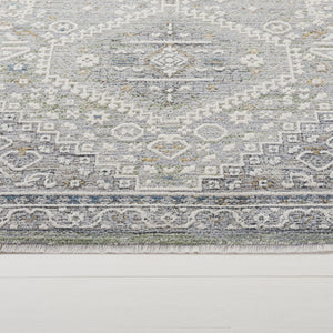 Safavieh Lauren Ralph Lauren Clover Area Rug In Grey Sage Tones — Power-Loomed, Low-Profile, Durable Elegance 6'-3" x 8'-9" LRL1274W-6