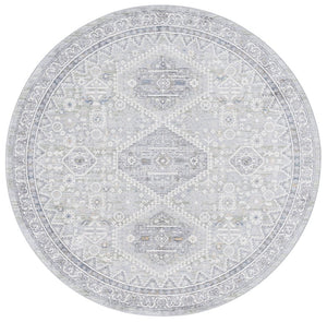 Safavieh Lauren Ralph Clover Traditional Motif Polyester Runner Rug for Hallways and Entryways 6'-7" x 6'-7" Round LRL1274W-7R