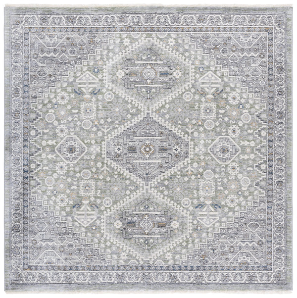 Safavieh Lauren Ralph Lauren Clover Area Rug In Grey Sage Tones — Power-Loomed, Low-Profile, Durable Elegance 6'-3" x 8'-9" LRL1274W-6