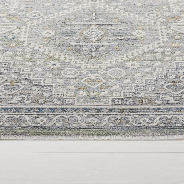 Safavieh Lauren Ralph Clover Traditional Motif Polyester Runner Rug for Hallways and Entryways 6'-7" x 6'-7" Square LRL1274W-7SQ