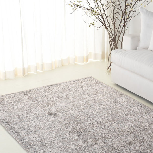 Safavieh Lauren Ralph Clover Ornate Floral Polyester Runner Rug for Hallways and Entryways 6'-3" x 8'-9" LRL1276F-6