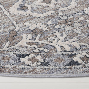 Safavieh Lauren Ralph Clover Ornate Floral Polyester Runner Rug for Hallways and Entryways 6'-7" x 6'-7" (Round) LRL1276F-7R