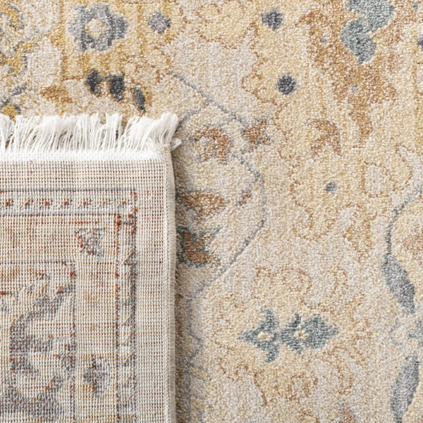 Safavieh Lauren Ralph Flatweave Polypropylene Accent Rug Floral Motifs Neutral Beige Grey 2'-2" x 8'-0" LRL1282K-28