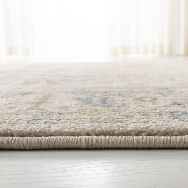 Safavieh Lauren Ralph Flatweave Polypropylene Accent Rug Floral Motifs Neutral Beige Grey 2'-2" x 8'-0" LRL1282K-28