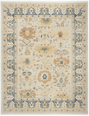 Safavieh Lauren Ralph Flatweave Polypropylene Accent Rug Floral Motifs Neutral Beige Grey 9'-0" x 12'-0" LRL1282K-9