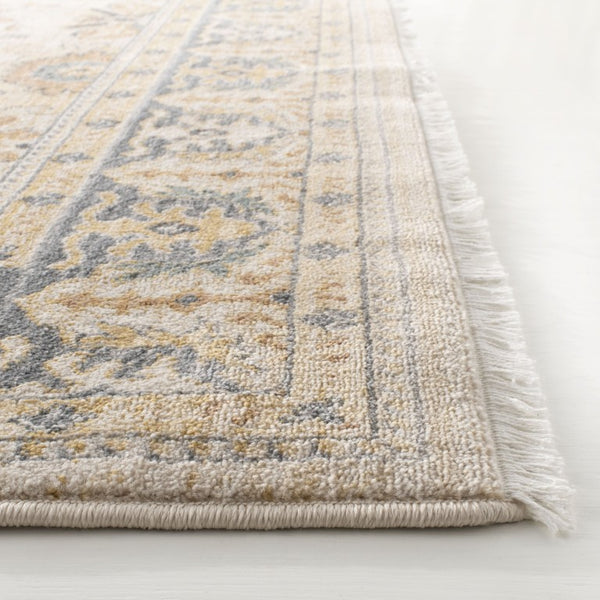 Safavieh Lauren Ralph Flatweave Polypropylene Accent Rug Floral Motifs Neutral Beige Grey 9'-0" x 12'-0" LRL1282K-9