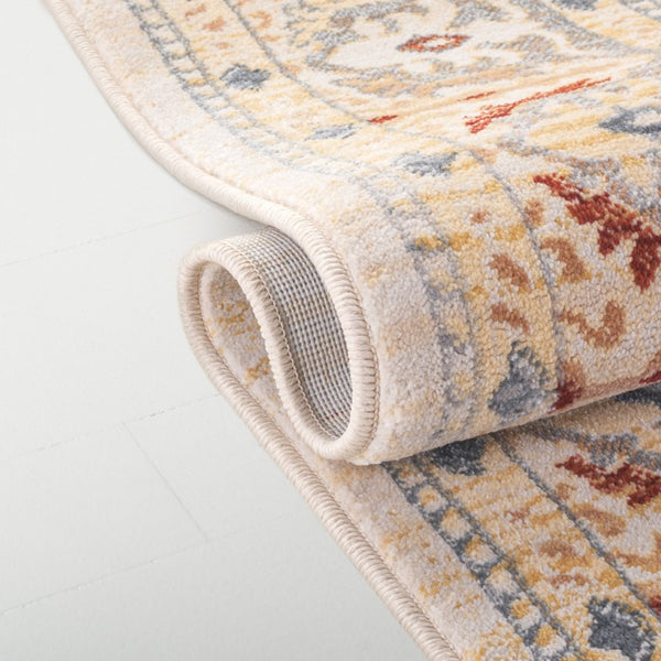 Safavieh Lauren Ralph Flatweave Polypropylene Accent Rug Floral Motifs Neutral Beige Grey 9'-0" x 12'-0" LRL1282K-9
