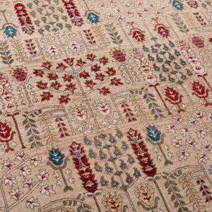 Safavieh Lauren Ralph Flatweave Polypropylene Area Rug Floral Geometric Beige Navy Border LRL1297D-6
