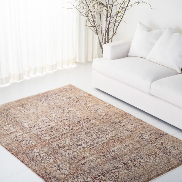 Safavieh Lauren Ralph Medallion Polyester Area Rug Turkish Woven Ivory Anchor for Living Spaces LRL1388B-6