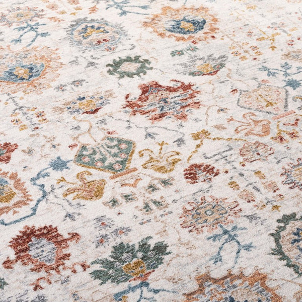 Safavieh Lauren Ralph Traditional Power-Loomed Polyester Cotton Rug for Living and Dining Rooms 4'-0" x 6'-0" LRL1400A-4