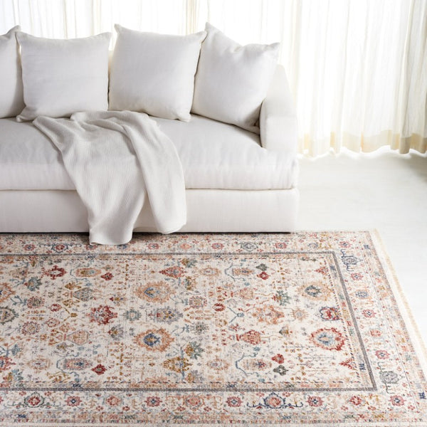 Safavieh Lauren Ralph Traditional Power-Loomed Polyester Cotton Rug for Living and Dining Rooms 5'-0" x 8'-0" LRL1400A-5
