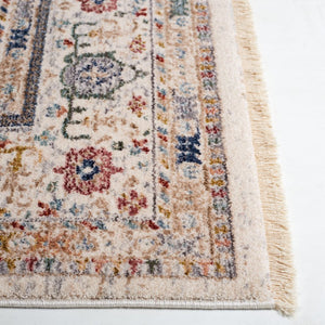 Safavieh Lauren Ralph Traditional Power-Loomed Polyester Cotton Rug for Living and Dining Rooms 6'-7" x 6'-7" Square LRL1400A-7SQ