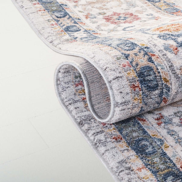 Safavieh Lauren Ralph Traditional Power Loomed Polyester Cotton Blend Rug for Large Rooms 4'-0" x 6'-0" LRL1400F-4