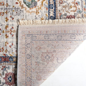 Safavieh Lauren Ralph Traditional Power Loomed Polyester Cotton Blend Rug for Large Rooms 5'-0" x 8'-0" LRL1400F-5