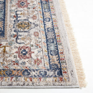 Safavieh Lauren Ralph Traditional Power Loomed Polyester Cotton Blend Rug for Large Rooms 6'-0" x 9'-2" LRL1400F-6