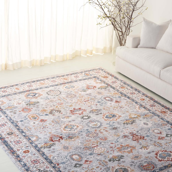 Safavieh Lauren Ralph Traditional Power Loomed Polyester Cotton Blend Rug for Large Rooms 9'-0" x 12'-6" LRL1400F-9