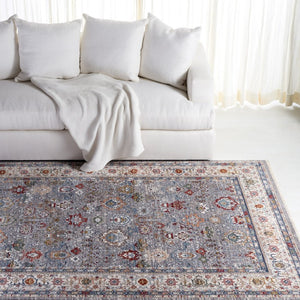 Safavieh Lauren Ralph Medallion Floral Polyester Area Rug for Living or Dining Rooms 5'-0" x 8'-0" LRL1400G-5
