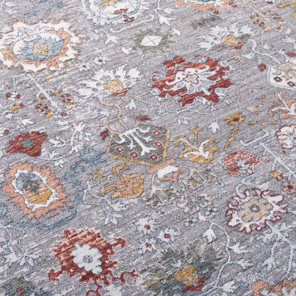 Safavieh Lauren Ralph Medallion Floral Polyester Area Rug for Living or Dining Rooms 6'-0" x 9'-2" LRL1400G-6