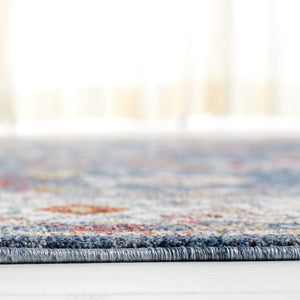 Safavieh Lauren Ralph Power-Loomed Turkish Area Rug in Navy Blue Ivory Traditional Pattern 10'-0" x 13'-2" LRL1400N-10