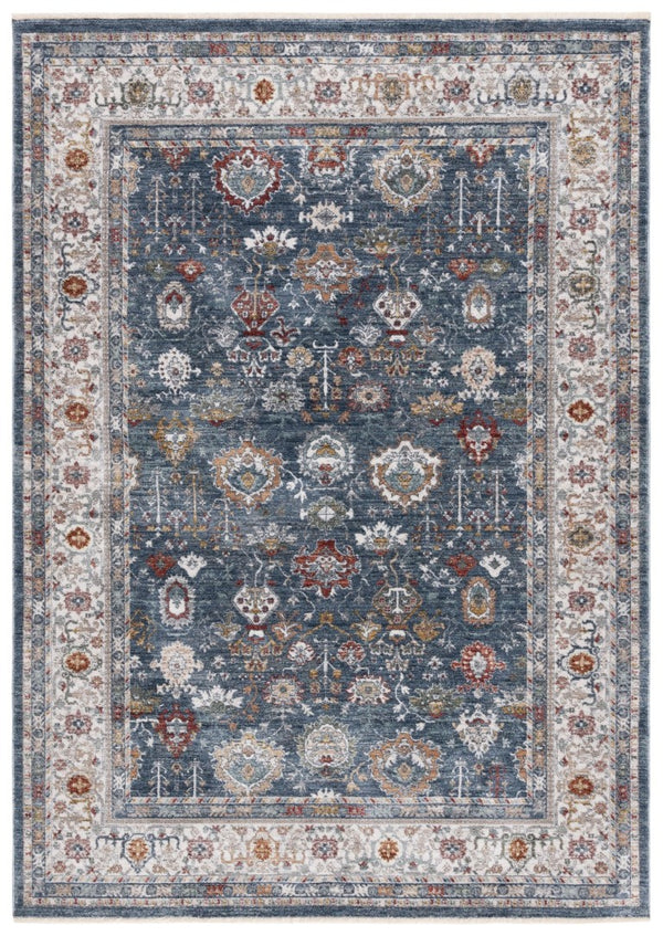 Safavieh Lauren Ralph Persian Floral Area Rug in Soft Polyester with Traditional Turkish Craft 6' x 9'2" LRL1400N-6