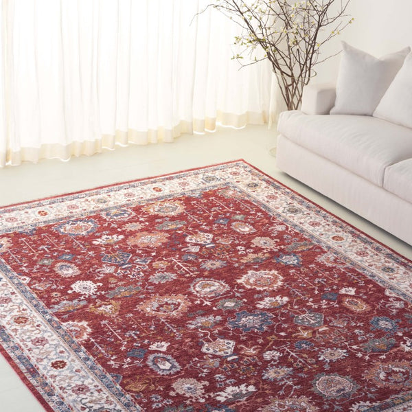 Safavieh Lauren Ralph Traditional Power Loomed Polyester Cotton Rug for Formal Living Spaces 10'-0" x 13'-2" LRL1400Q-10