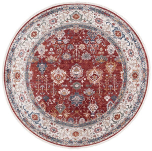 Safavieh Lauren Ralph Traditional Power Loomed Polyester Cotton Rug for Formal Living Spaces 6'-7" x 6'-7" Round LRL1400Q-7R